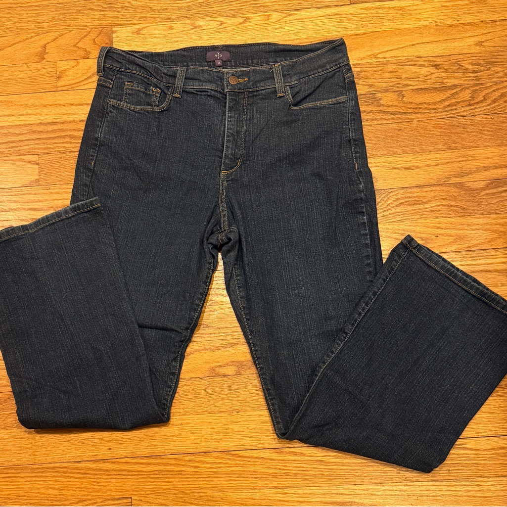 Nydj Indigo Denim Jeans Lift Tuck Bootcut Nydj Indigo Denim Jeans Lift Tuck Bootcut